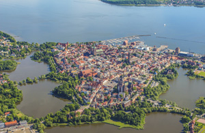 Stralsund - historische Stadt an der Ostsee bei Rügen