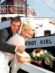Hochzeit an der Ostsee in Kiel, Schiffshochzeit