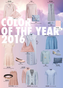 Von Pantone ausgewählt: Farben des Jahres 2016 - Pantone SERENITY und Pantone ROSE QUARTZ