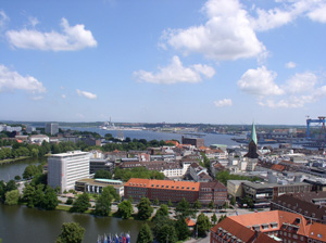 Kiel Sailing City - Blick vom Rathausturm