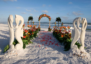 Strandhochzeit  - standesamtliche Hochzeit am Strand