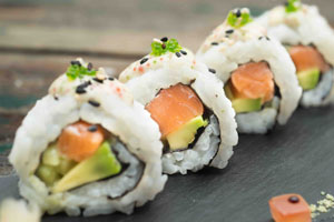 Restaurant Margaretenhof auf Fehmarn: Hochzeitsfeiern, Geburtstage, Feiern aller Art, gehobene Küche mit Sushi, familiäre Atmosphäre! Restaurant Margaretenhof auf Fehmarn: Catering - Sushi